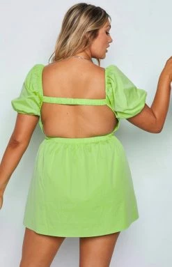 BB Exclusive Cannes Mini Dress Apple Green