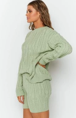 Beginning Boutique Capri Dream Shorts Sage