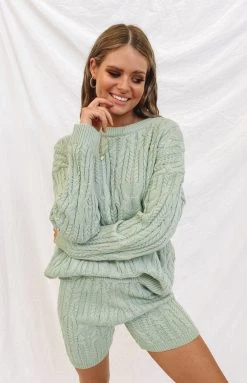 Beginning Boutique Capri Dream Shorts Sage