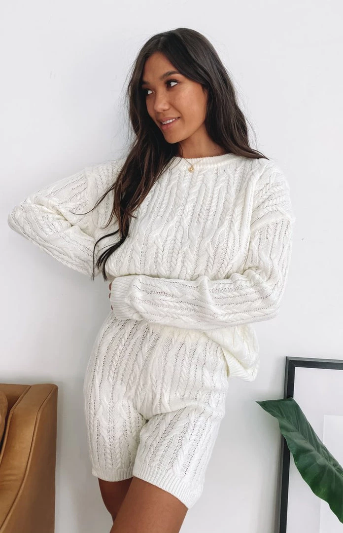 Beginning Boutique Capri Dream Shorts Cream 9 Beginning Boutique Capri Dream Shorts Cream