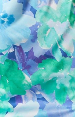 BB Exclusive Caribou Blue Floral Halter Mini Dress 14 BB Exclusive Caribou Blue Floral Halter Mini Dress