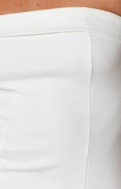 BB Exclusive Carminia White Mini Dress New