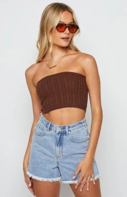 BB Exclusive Cassandra Brown Bandeau Top 11 BB Exclusive Cassandra Brown Bandeau Top