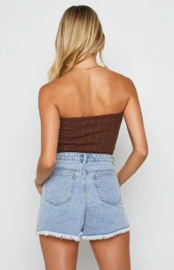 BB Exclusive Cassandra Brown Bandeau Top 13 BB Exclusive Cassandra Brown Bandeau Top