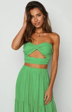 Beginning Boutique Cassian Green Crop Top 9 Beginning Boutique Cassian Green Crop Top