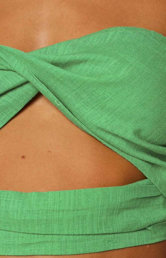 Beginning Boutique Cassian Green Crop Top 6 Beginning Boutique Cassian Green Crop Top