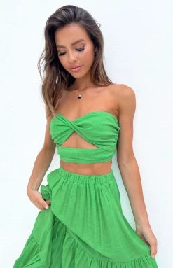 Beginning Boutique Cassian Green Crop Top 13 Beginning Boutique Cassian Green Crop Top