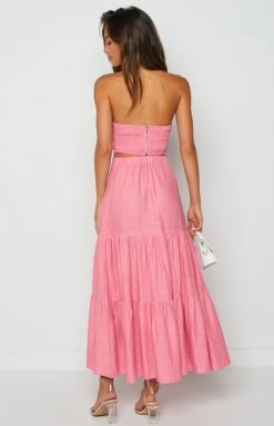 Beginning Boutique Bottoms Cassian Pink Maxi Skirt 11 Beginning Boutique Bottoms Cassian Pink Maxi Skirt