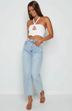 Beginning Boutique Tops Castel White Halter Top 12 Beginning Boutique Tops Castel White Halter Top
