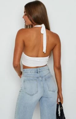 Beginning Boutique Tops Castel White Halter Top 15 Beginning Boutique Tops Castel White Halter Top
