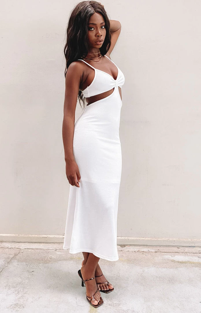 Beginning Boutique Dresses Catalina Cut Out Midi Dress White 3 Beginning Boutique Dresses Catalina Cut Out Midi Dress White