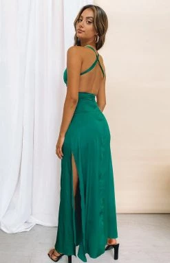 The Edit Dresses Catherine Maxi Formal Dress Emerald