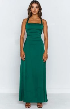 The Edit Dresses Catherine Maxi Formal Dress Emerald