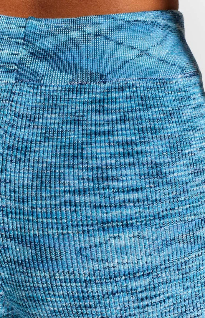 Beginning Boutique Bottoms Ceasar Knitted Flare Pants Blue 8 Beginning Boutique Bottoms Ceasar Knitted Flare Pants Blue