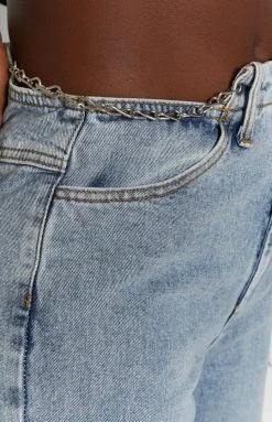 Lioness Chain Reaction Jean Blue Bottoms 12 Lioness Chain Reaction Jean Blue Bottoms