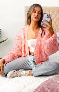 BB Exclusive Tops Chantilly Cardigan Soft Pink