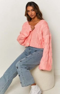 BB Exclusive Tops Chantilly Cardigan Soft Pink