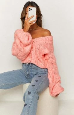 BB Exclusive Tops Chantilly Cardigan Soft Pink