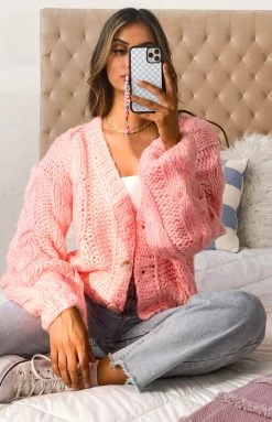 BB Exclusive Tops Chantilly Cardigan Soft Pink