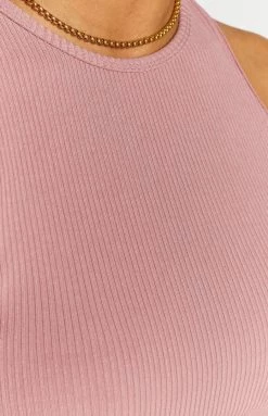 BB Exclusive Charli Side Cut Out Mini Dress Dusty Rose