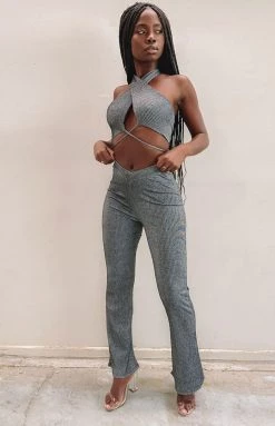 BB Exclusive Cher Rib Pants Black Bottoms