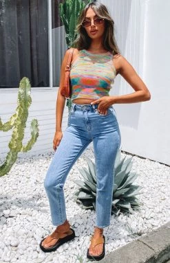 Beginning Boutique Chicago Tank Rainbow Tops