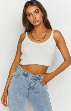 Beginning Boutique Chloe Ribbed Crop Top Tops