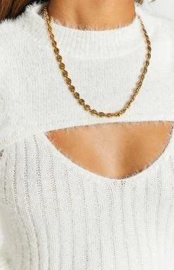 Beginning Boutique Chloe Ribbed Crop Top Tops