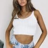 Beginning Boutique Chloe Ribbed Crop Top Tops