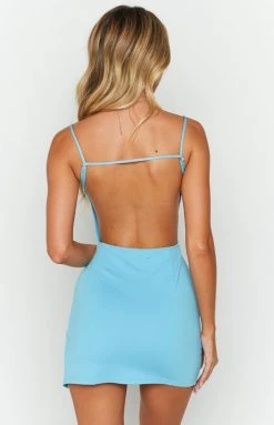 BB Exclusive Chyna Blue Mini Dress