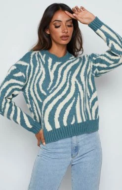 BB Exclusive Clareta Blue Zebra Jumper