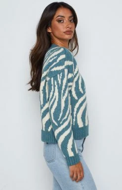 BB Exclusive Clareta Blue Zebra Jumper