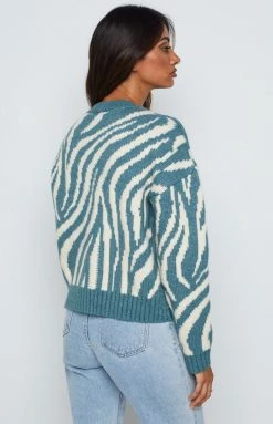 BB Exclusive Clareta Blue Zebra Jumper