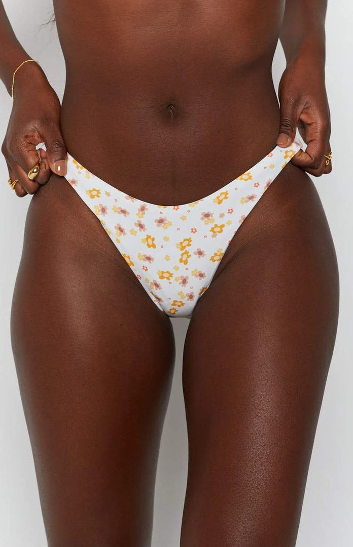 9.0 Swim Cleo Bikini Bottoms Floral New 8 9.0 Swim Cleo Bikini Bottoms Floral New