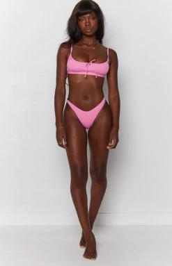 New 9.0 Swim Cleo Bikini Top Pink