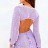 BB Exclusive New Cleo Crochet Lilac Dress