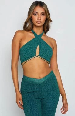 BB Exclusive Clifford Teal Halter Top Tops 11 BB Exclusive Clifford Teal Halter Top Tops