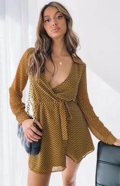 BB Exclusive Dresses Clifford Wrap Mini Dress