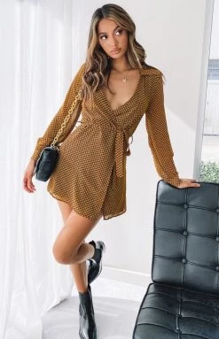 BB Exclusive Dresses Clifford Wrap Mini Dress