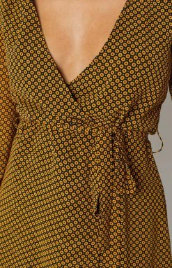 BB Exclusive Dresses Clifford Wrap Mini Dress