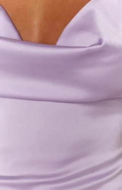 BB Exclusive Dresses Clover Lilac Mini Dress