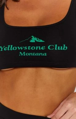 BB Exclusive Club Crop Top Black Tops
