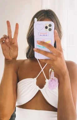 Beginning Boutique Sale Clueless IPhone 12 Case Purple