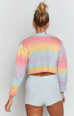 Beginning Boutique Cody Knit Cardi Multi Tops