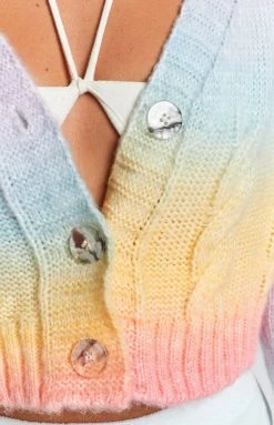 Beginning Boutique Cody Knit Cardi Multi Tops