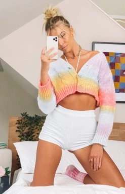 Beginning Boutique Cody Knit Cardi Multi Tops