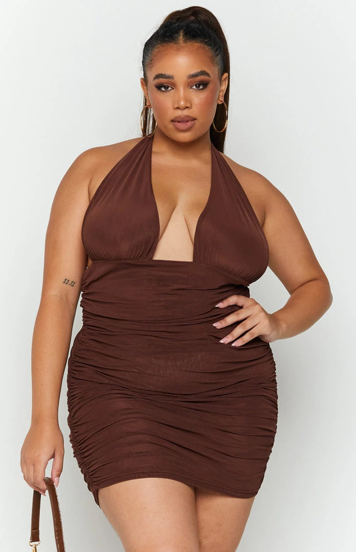 BB Exclusive Constance Brown Mini Dress 5 BB Exclusive Constance Brown Mini Dress