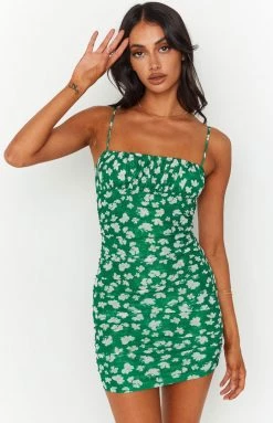 BB Exclusive Cora Mesh Floral Mini Dress