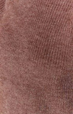 Beginning Boutique Corby Chocolate Crop Sweater