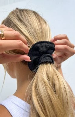 BB Exclusive Country Girl Scrunchie Black Denim 12 BB Exclusive Country Girl Scrunchie Black Denim